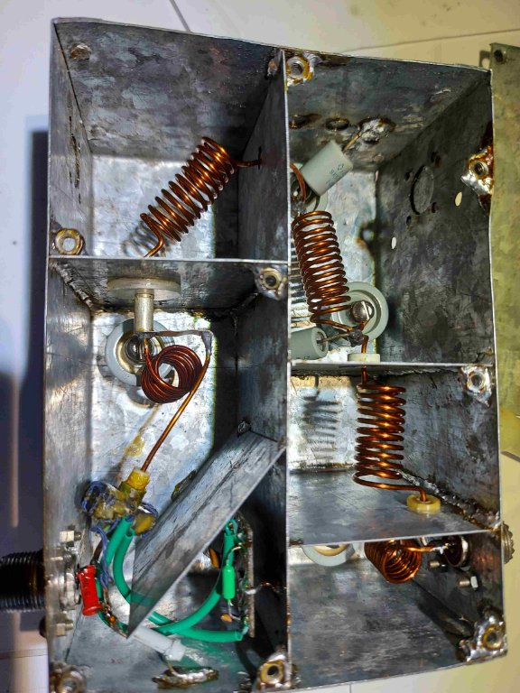 Vnitřní uspořádání filtru