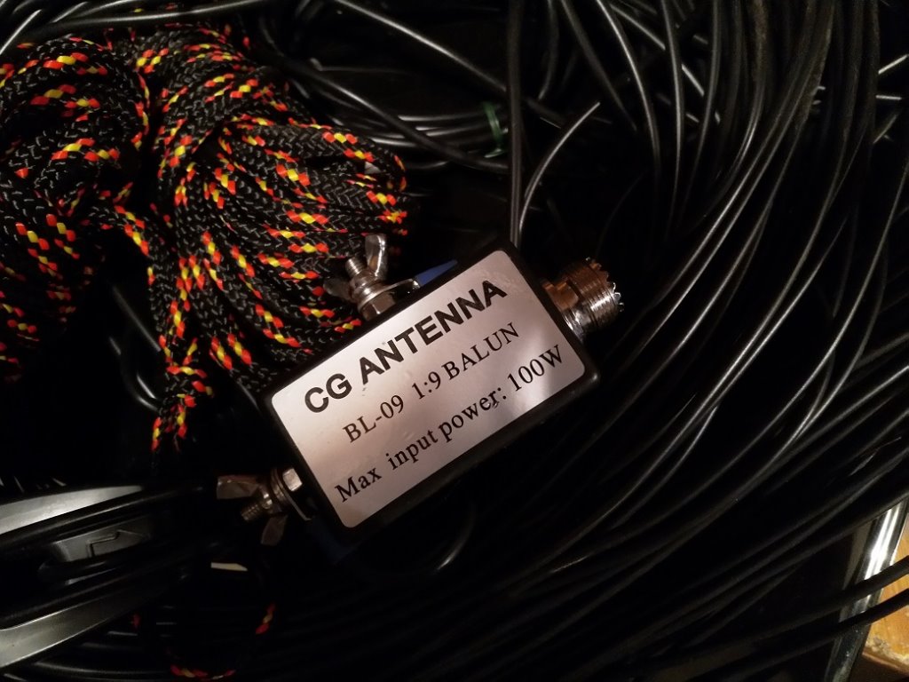 Long Wire Antenna CG BL-09 Balun 1:9 100W (unused). - 45 EUR