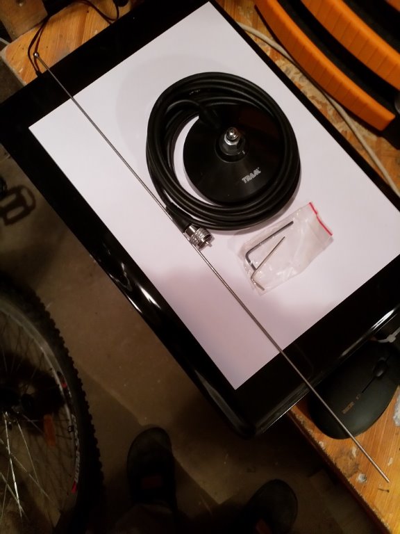 Tram VHF Car Antenna (adjusted to 145,500 MHz, used). - 20 EUR