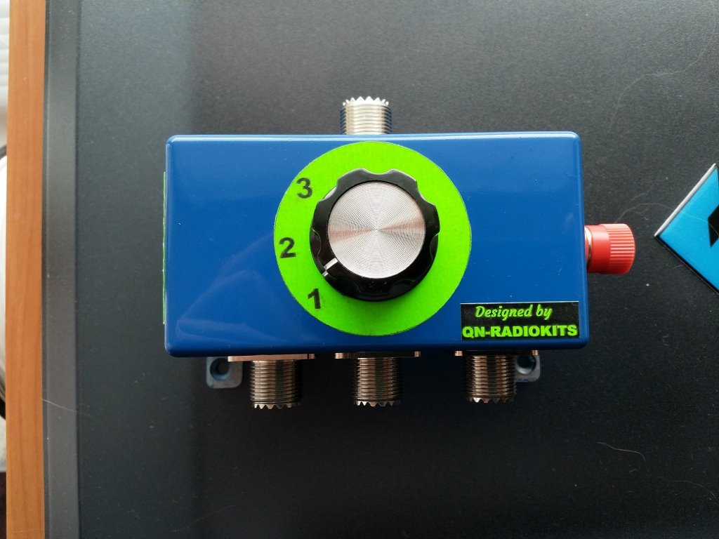 ANTENNA SWITCH MODEL AS-HF-02-3-1 (for QRP)
